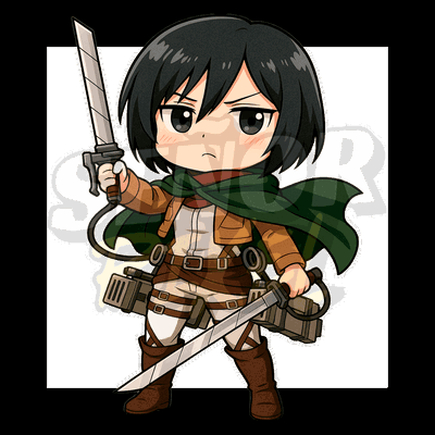 "Mikasa" Chibi