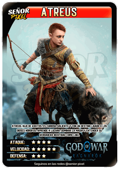 "Atreus" Tarjeta holografica