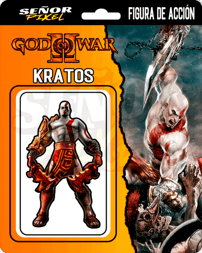"Kratos God of war 2" Figura de acción
