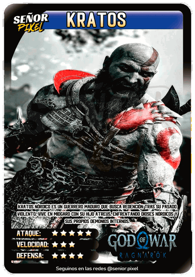 "Kratos Nordico" Tarjeta holografica