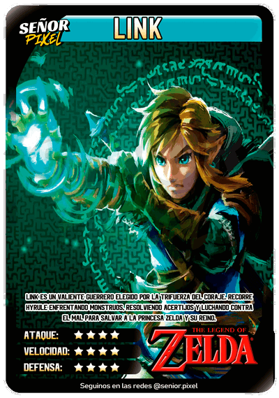 "Link" Tarjeta holografica