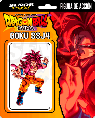 "Goku SSJ4" Figura de acción