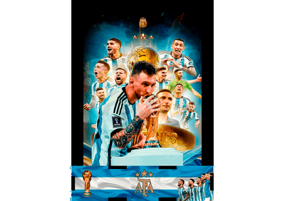 "Messi Copa" Diorama Gamer Vertical