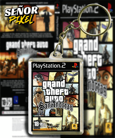Llavero "GTA San Andreas" acrilico