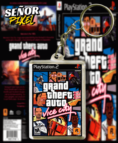 Llavero "GTA Vice City" acrilico