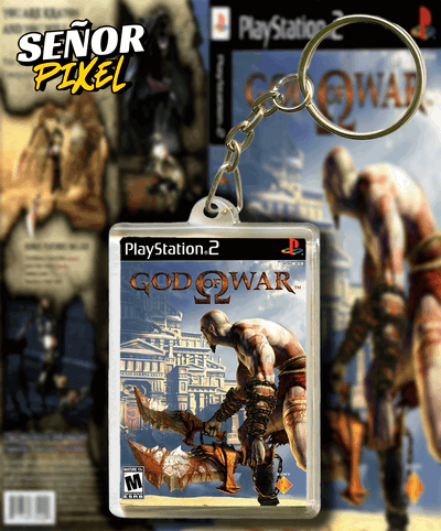 Llavero "God of war" acrilico