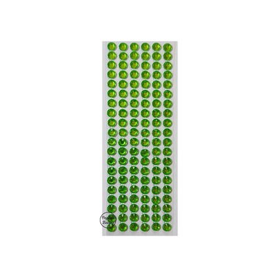 Tira Strass Autoadhesivo Verde