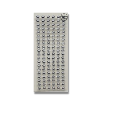 Tira Strass Autoadhesivo Plateado