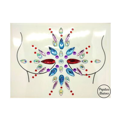 Gemas para el Pecho Multicolor M2