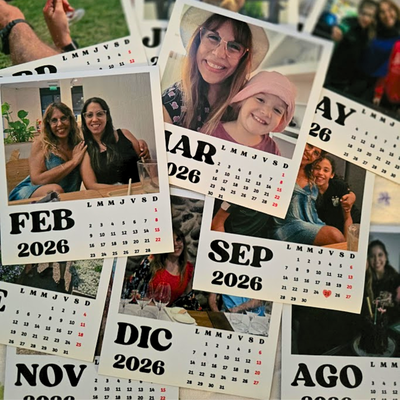 Calendario Imantado Foto Polaroid