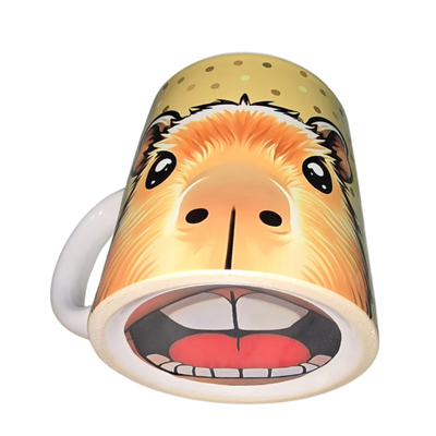 Taza de Cerámica Capibara con boca