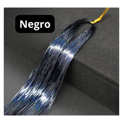 Hilos Holográfico Negro