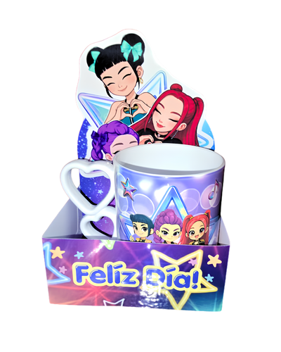 Taza asa de corazon Personalizada