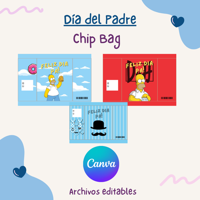 Chip Bag padre - Editable