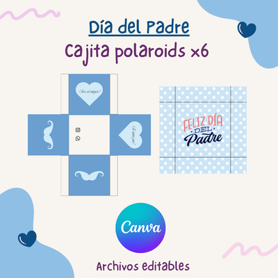 Cajita polaroids - Editable