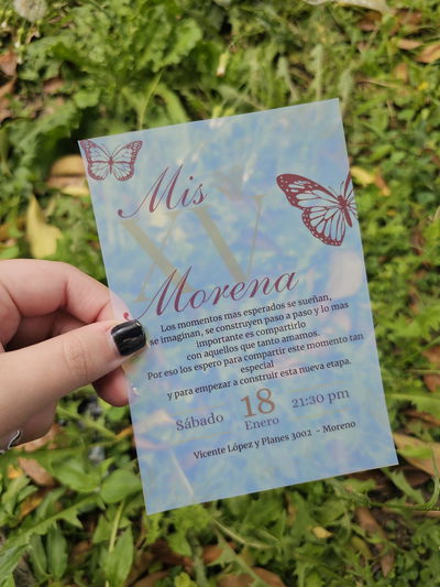 Tarjetas de acetato