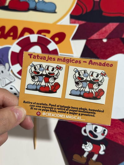 Pack tatuajes para souvenir x 15 unidades