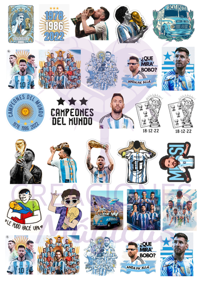 Tatuajes Messi + La selección