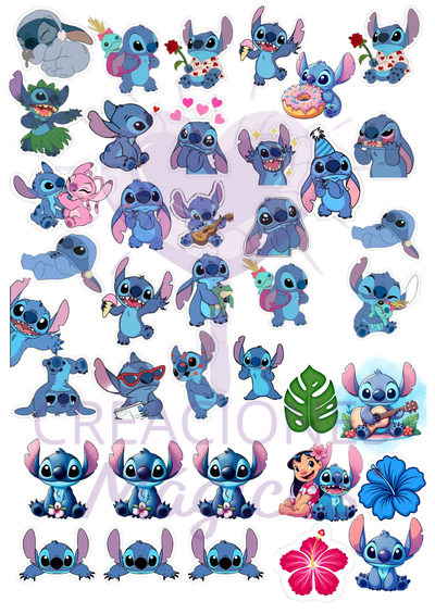 Tatuajes plancha  - stitch 