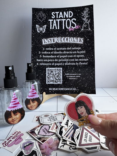 Stand tatuajes temporales