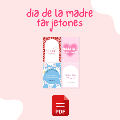 Tarjetones Dia de la Madre - PDF 