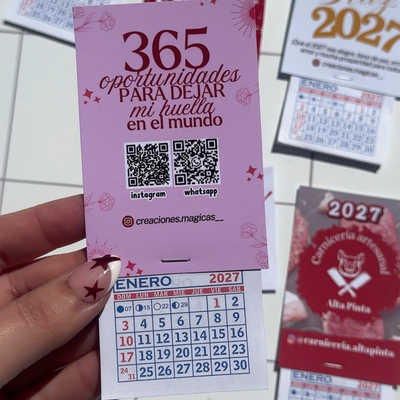Calendarios 2027 - PROMO 9x6cm