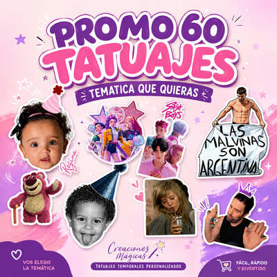 Promo 60 tatuajes