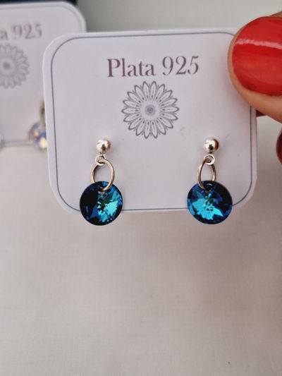 Aros pasante sw azul