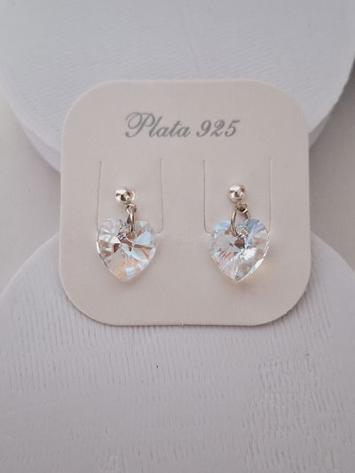Aros cristal transparente 
