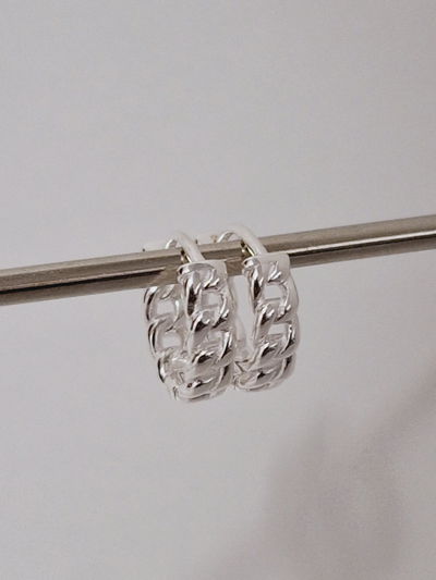 Aros de plata Eslabones