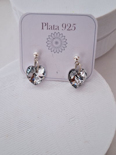Aros cristal color Gris