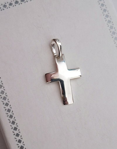 Dije Cruz de plata