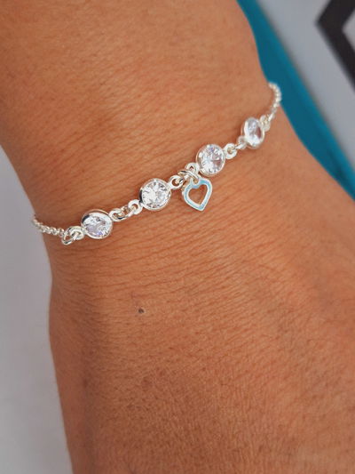 Pulsera de plata importada La Elegida