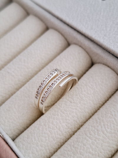 Anillo de plata "La Bicha"
