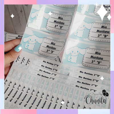 etiquetas escolares personalizadas