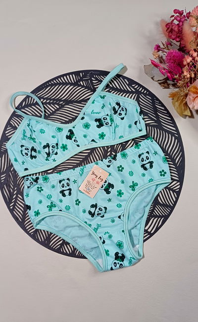 Conjunto nena panda