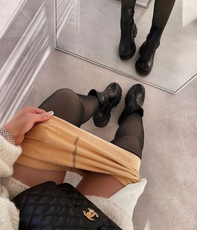 Panty efecto piel