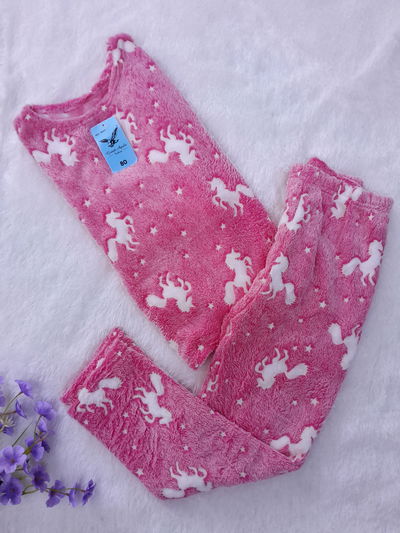 Rosa unicornios(Pijama de niños)