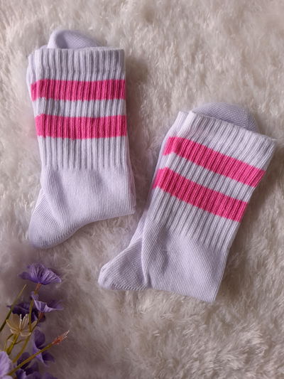 Blanca con rosa