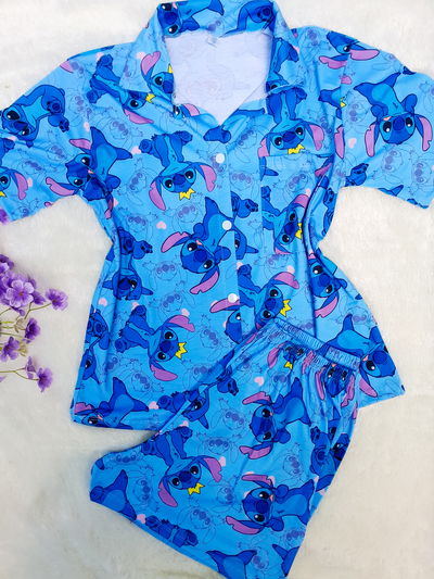 Stitch celeste(camisero)