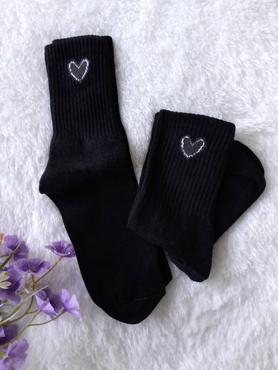 Corazones negro