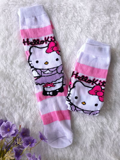 Kitty rosa y blanco
