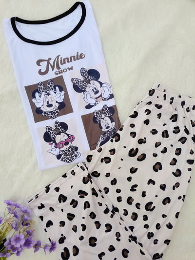 Minnie show print(manga larga)