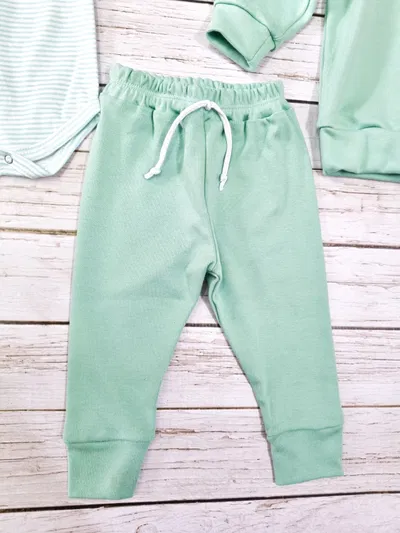 PANTALON VERDE ALGODON