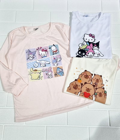 REMERA MANGAS LARGAS CAPIBARA