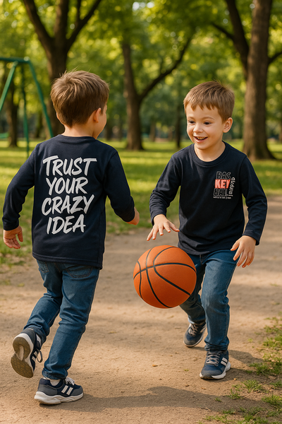 REMERA MANGAS LARGAS BASKET