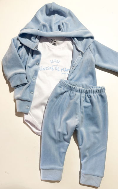 CONJUNTO PLUSH CELESTE