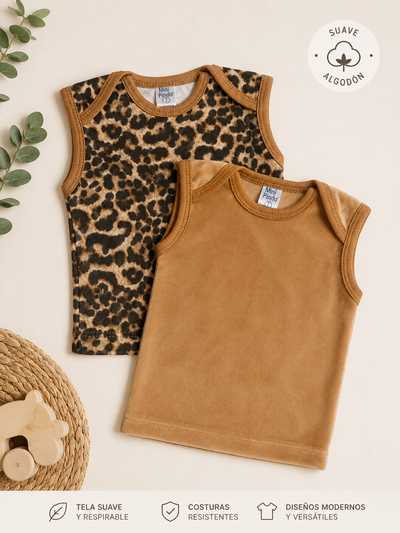CHALECO PLUSH CANELA