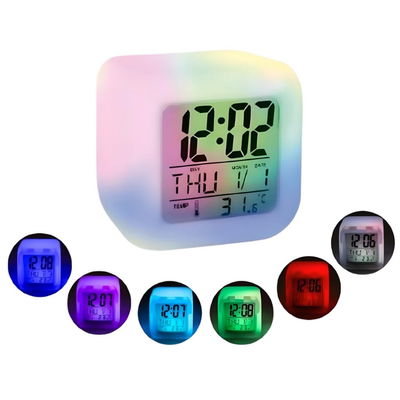 Reloj Despertador RGB - Alarma, fecha, temperatura