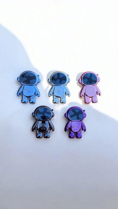 Pop Socket Astronauta Metalizado